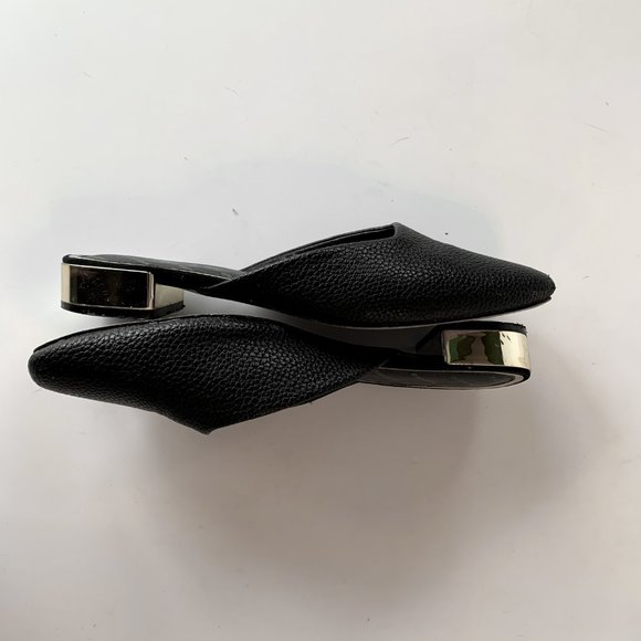 River Island Backles Loafer w/ Metallic Heel - Picture 5 of 7